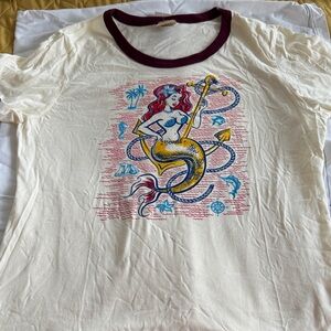 Atomic Swag Tee Mermaid Graphic Ringer Tee